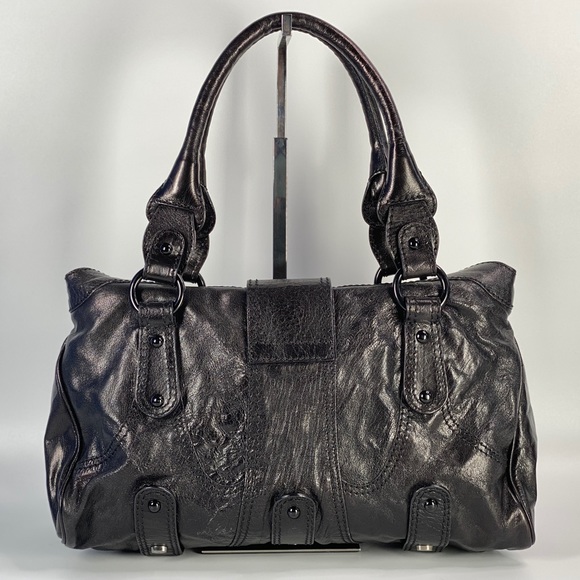 Authentic Valentino Metallic Catch Satchel - Picture 3 of 14